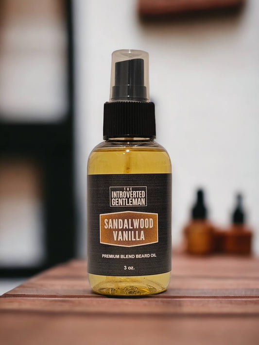 3 oz. Sandalwood Vanilla Hair Oil