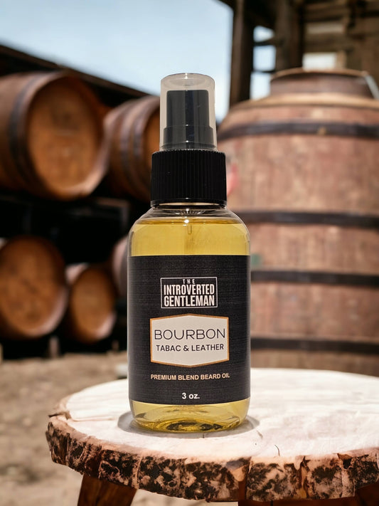 Bourbon Tabac & Leather Hair Oil (3 oz.)